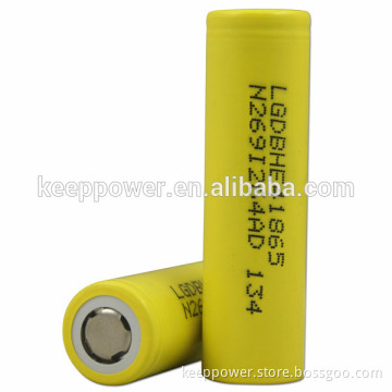 LG high power e cig battery-LG 18650 he4 2500mah high rate rechargeable battery